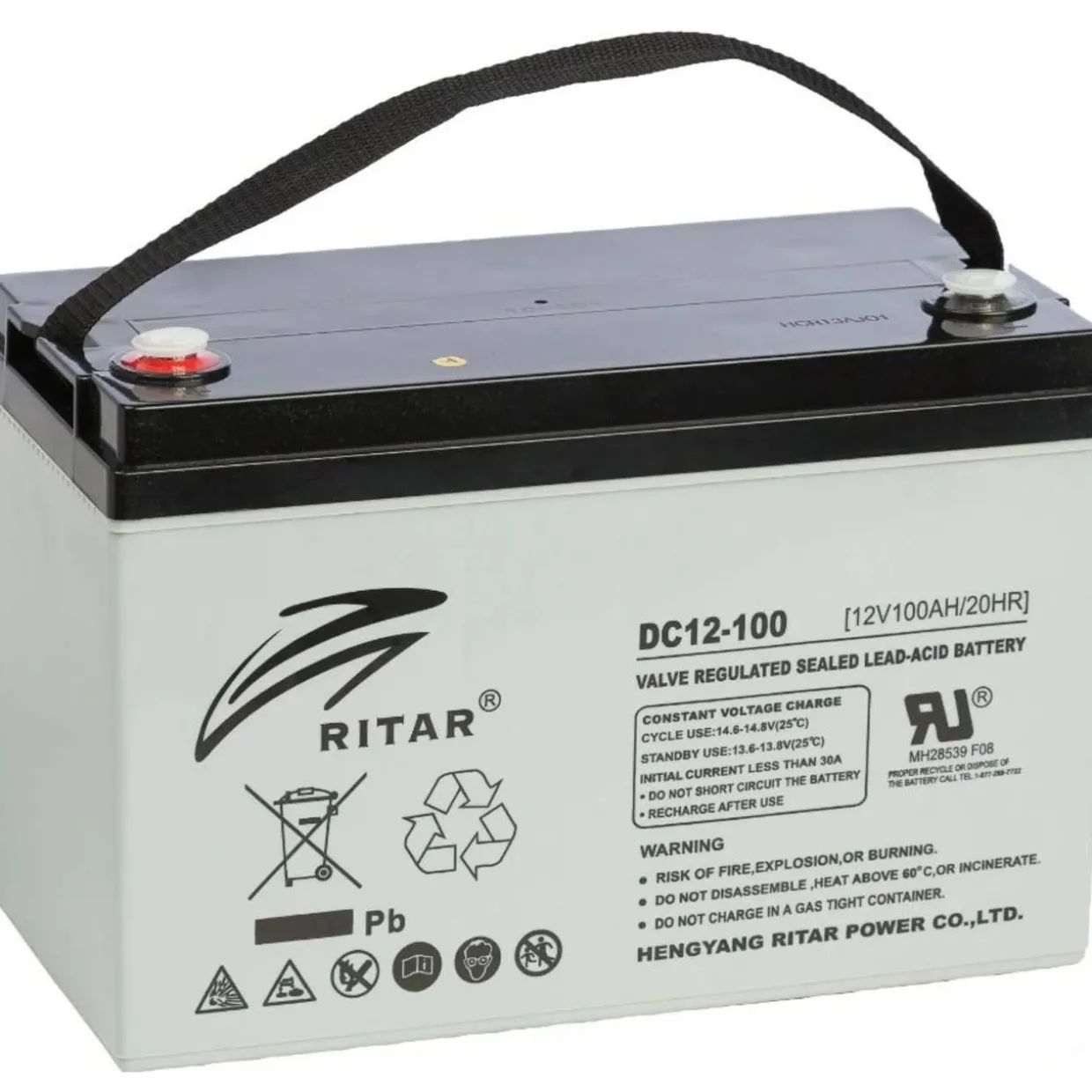 AGM-akku BrightSolar DC12-100Ah huoltovapaa