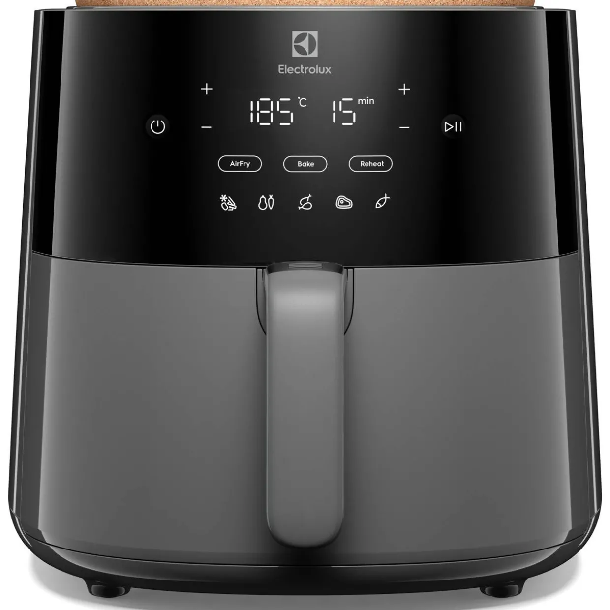 Airfryer-kypsennyslaite Electrolux EAF5CG musta/harmaa