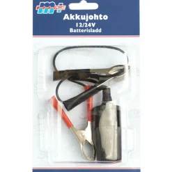 Akkujohto puristusliittimillä