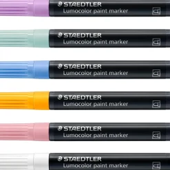 Akryylitussi Staedtler 6 kpl Lumocolor pastelli
