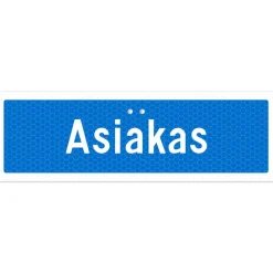 Alumiinikyltti Sekure 50 x 16 cm Asiakas