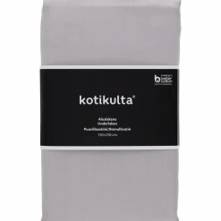 Aluslakana Kotikulta 150 x 250 cm puuvillasatiini harmaa