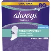 Always Normal pikkuhousunsuojat 80 kpl megapakkaus