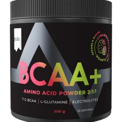 Aminohappojuomajauhe Puls 300 g BCAA+ Mansikka & Kiivi