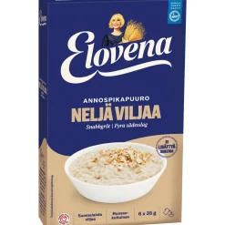 Annospikapuuro Elovena 210 g Neljä viljaa