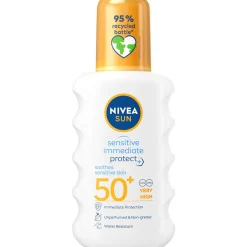 Aurinkosuihke Nivea Sun 200 ml Sensitive Soothing SK50+