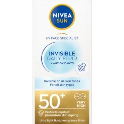 Aurinkovoide Nivea Sun 40 ml UV Face Invisible SK50