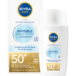 Aurinkovoide Nivea Sun 40 ml UV Face Invisible SK50