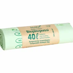 Biojätepussi bioMat 10 kpl 40 l