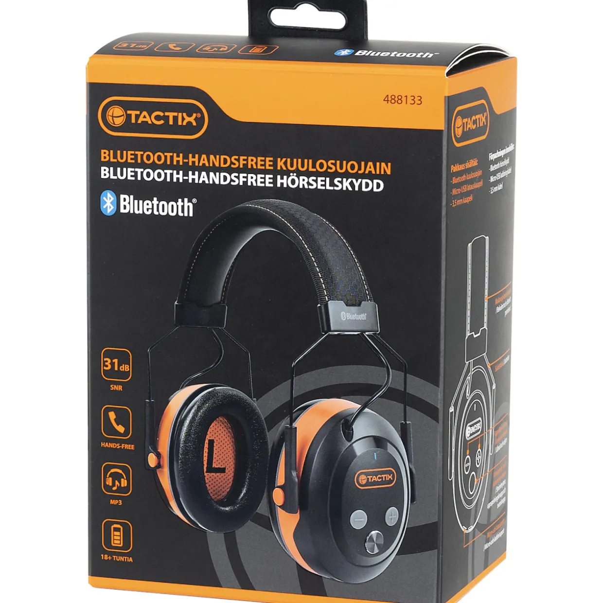 Bluetooth handsfree kuulosuojain