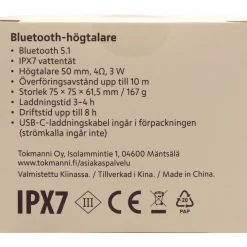 Bluetooth-kaiutin Miny, vaaleanpunainen