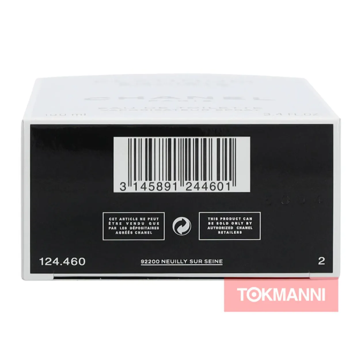 Chanel Platinum Egoiste Pour Homme Edt Spray 100ml