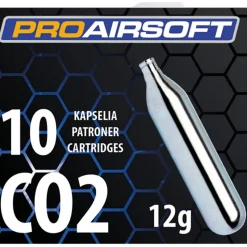 CO2-kapseli Proairsoft 12 g, 10 kpl/pkt