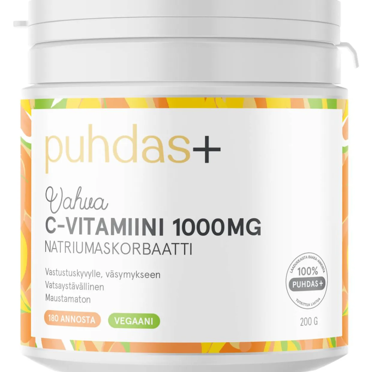 C-vitamiini Puhdas+ 1000 mg 200 g
