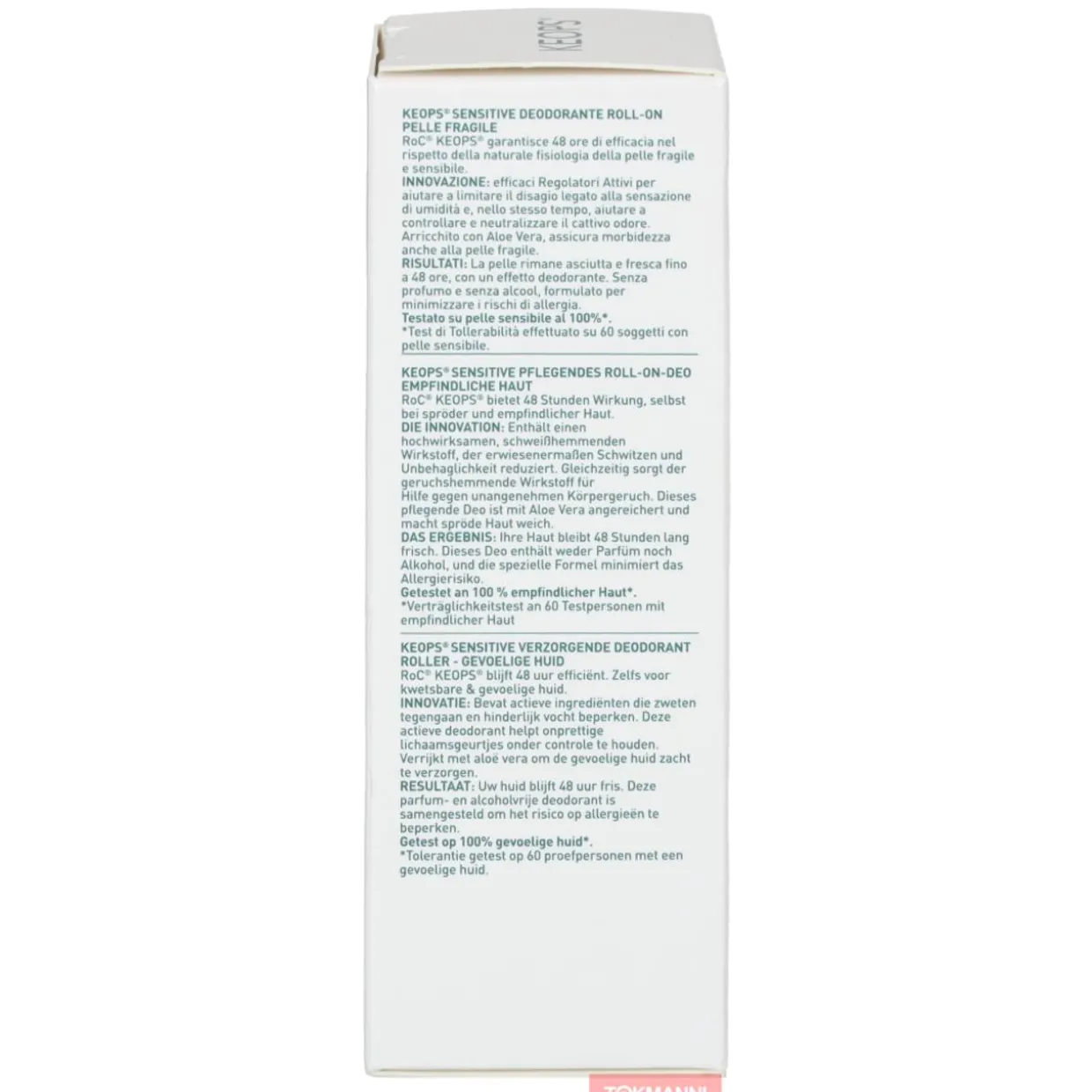 Deo roll-on ROC 30 ml Keops Sensitive Skin
