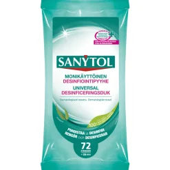 Desinfioimispyyhe Sanytol 72 kpl