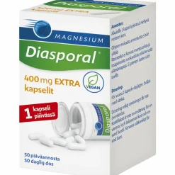 Diasporal 50 kpl Magnesiumkapseli 400 mg Extra