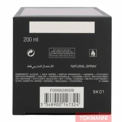 Dior Fahrenheit Edt Spray 200ml