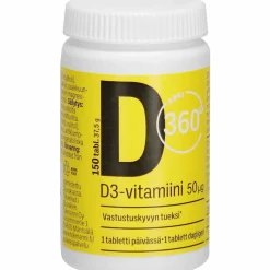 D-vitamiini Arki 360° 50 µg 150 kpl