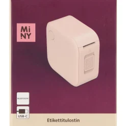 Etikettitulostin Miny vaaleanpunainen