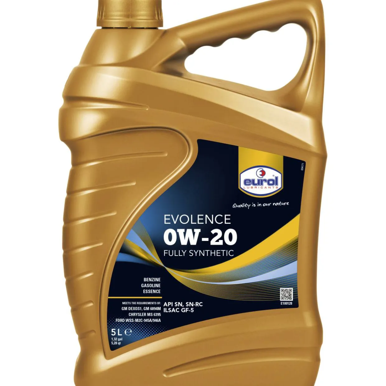 Eurol Evolence -moottoriöljy, 0W-20, 5 l