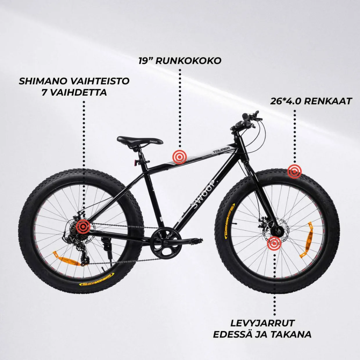 Fatbike Swoop Tourer 26"