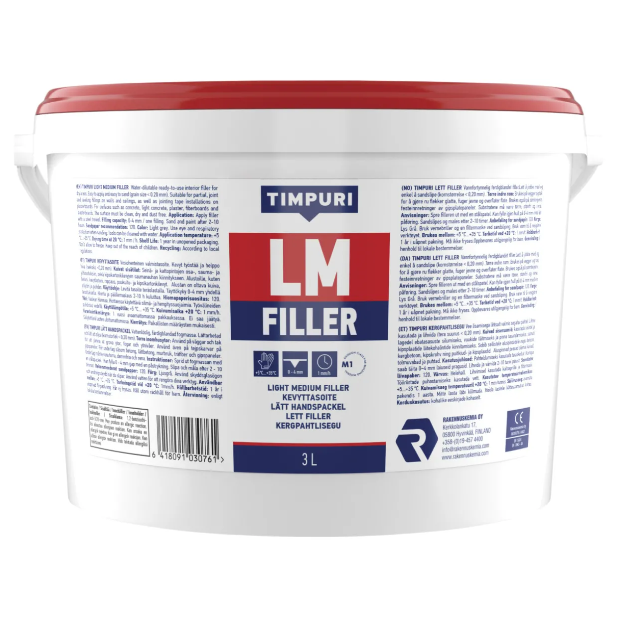 Filler LM Kevyt tasoite 3L