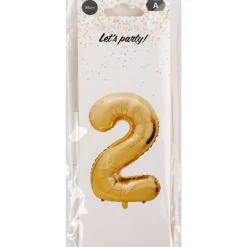 Foliopallo Let’s Party 85 cm numero kulta