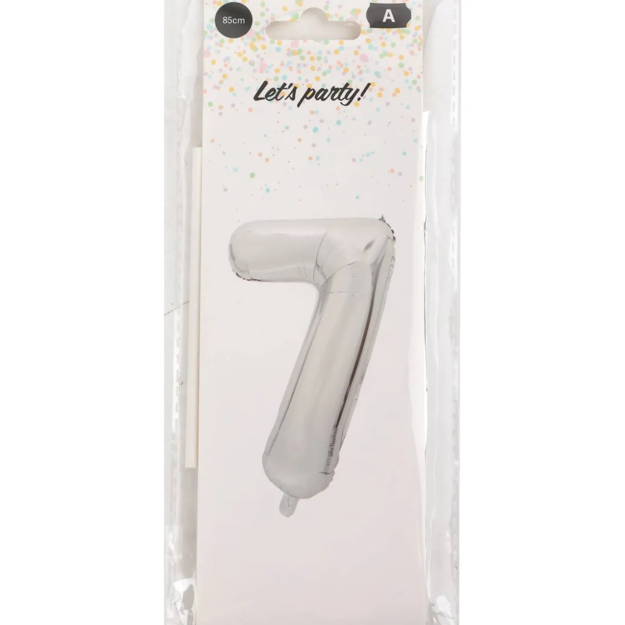 Foliopallo Let’s Party 85 cm numero hopea