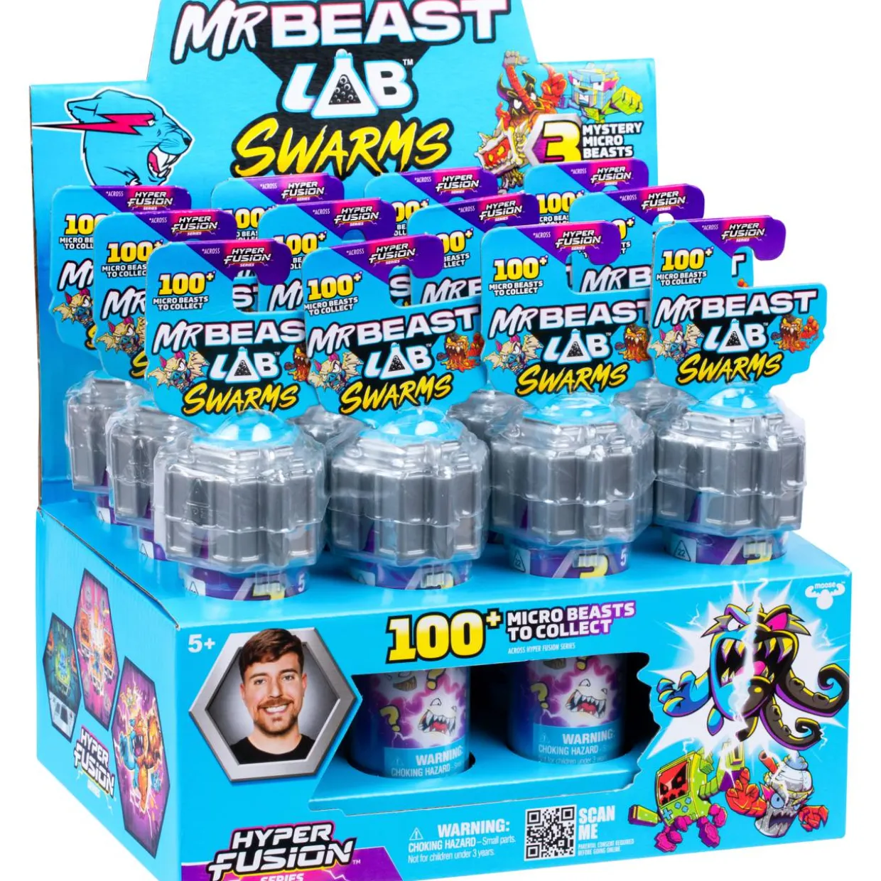 Hahmo MrBeast Lab 3 kpl Swarms Fusion