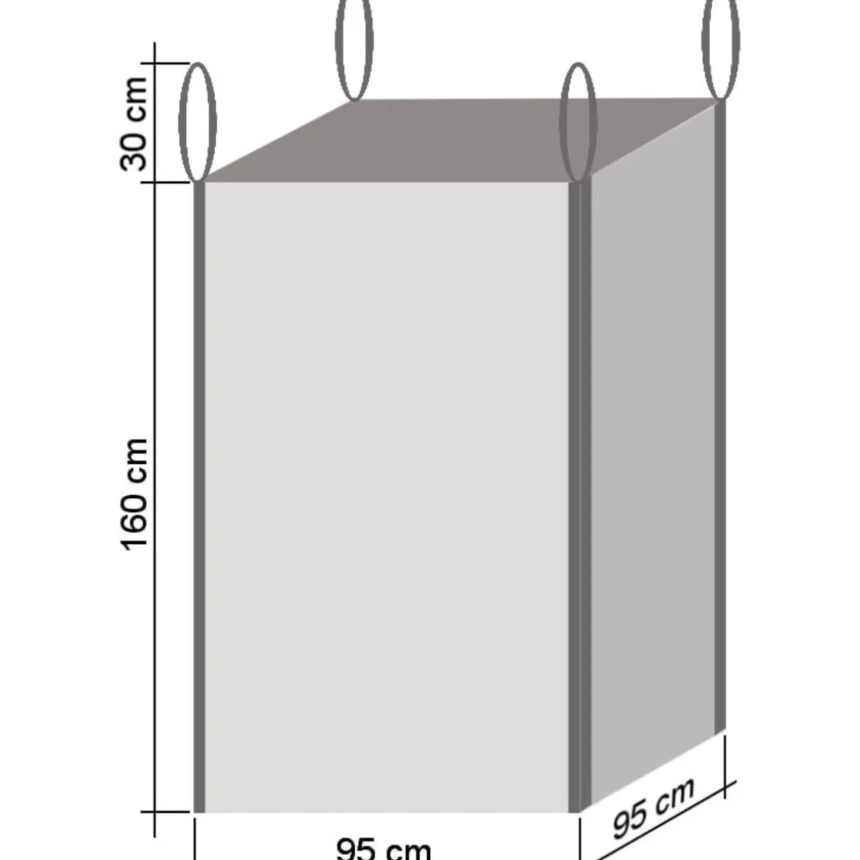 Halkosäkki Timco 95 x 95 x 160 cm
