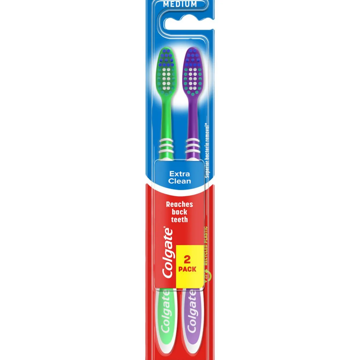 Hammasharja Colgate 2 kpl Extra Clean Medium