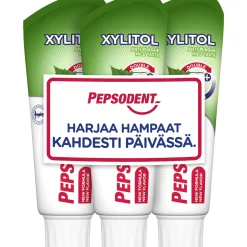 Hammastahna Pepsodent 3 x 75 ml Xylitol