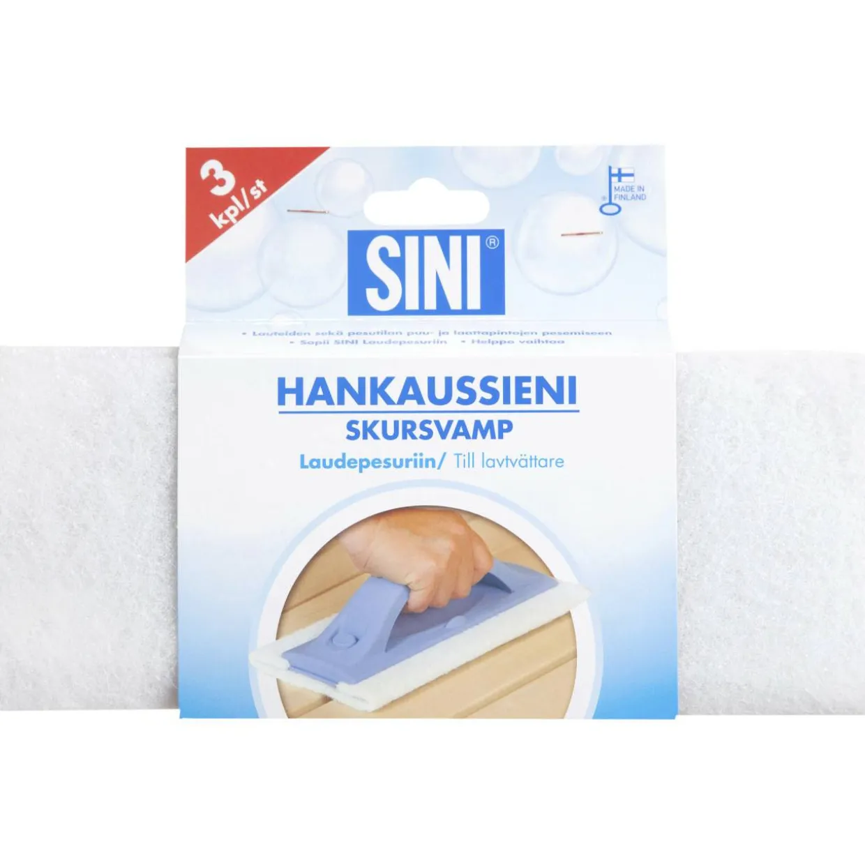 Hankaussieni laudepesuriin 3kpl