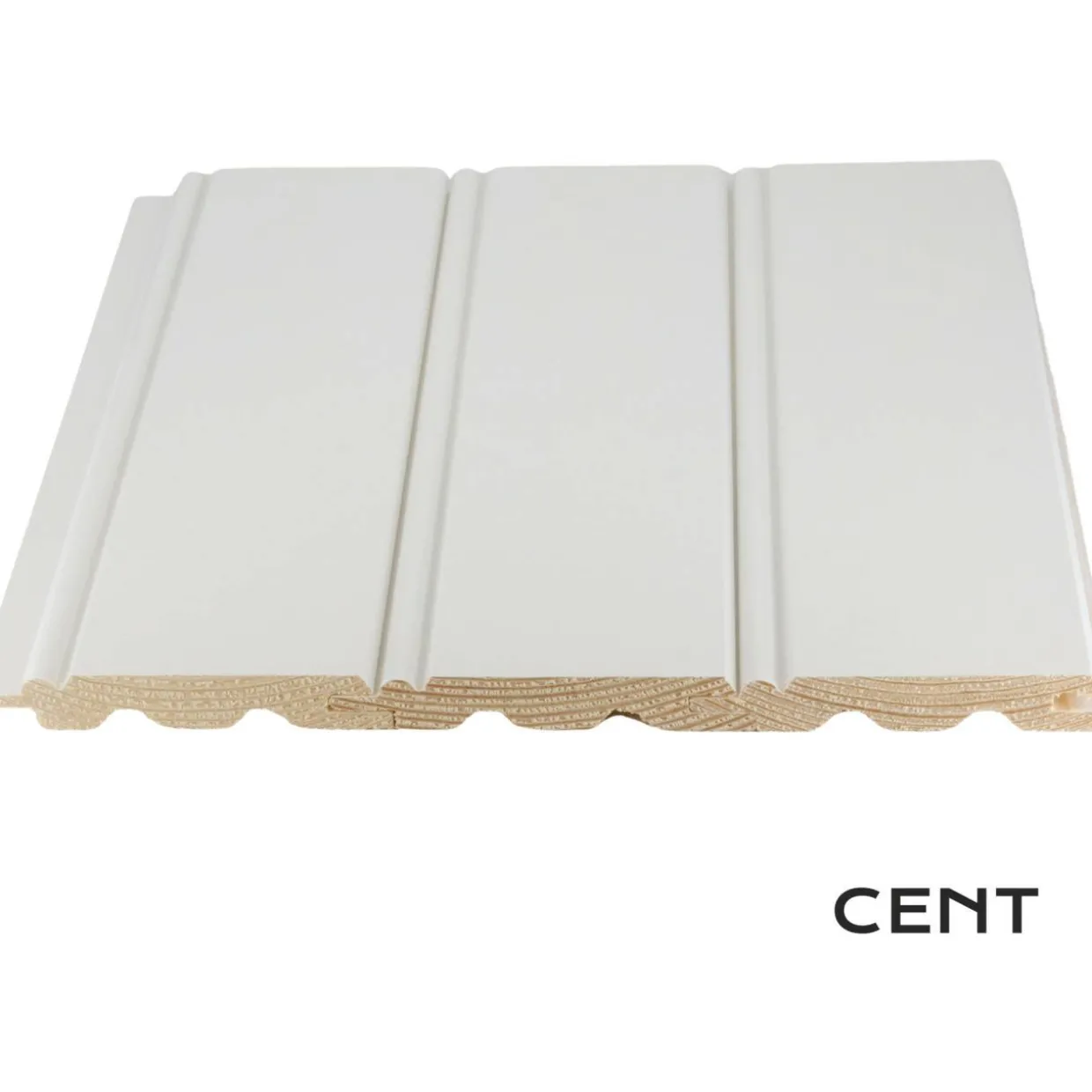 Helmipaneeli Cent 15x95x2370, Mänty, Valkoinen, Päätypontattu, 5 kpl