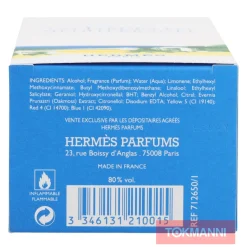 Hermes Un Jardin En Mediterranee Edt Spray 100ml