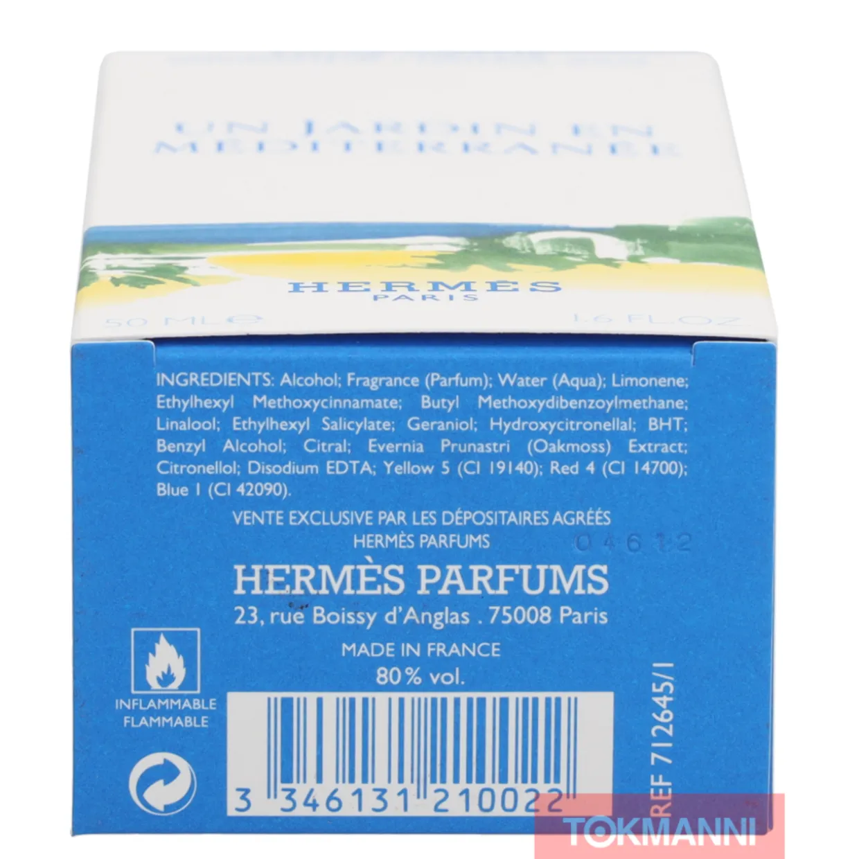 Hermes Un Jardin En Mediterranee Edt Spray 50ml