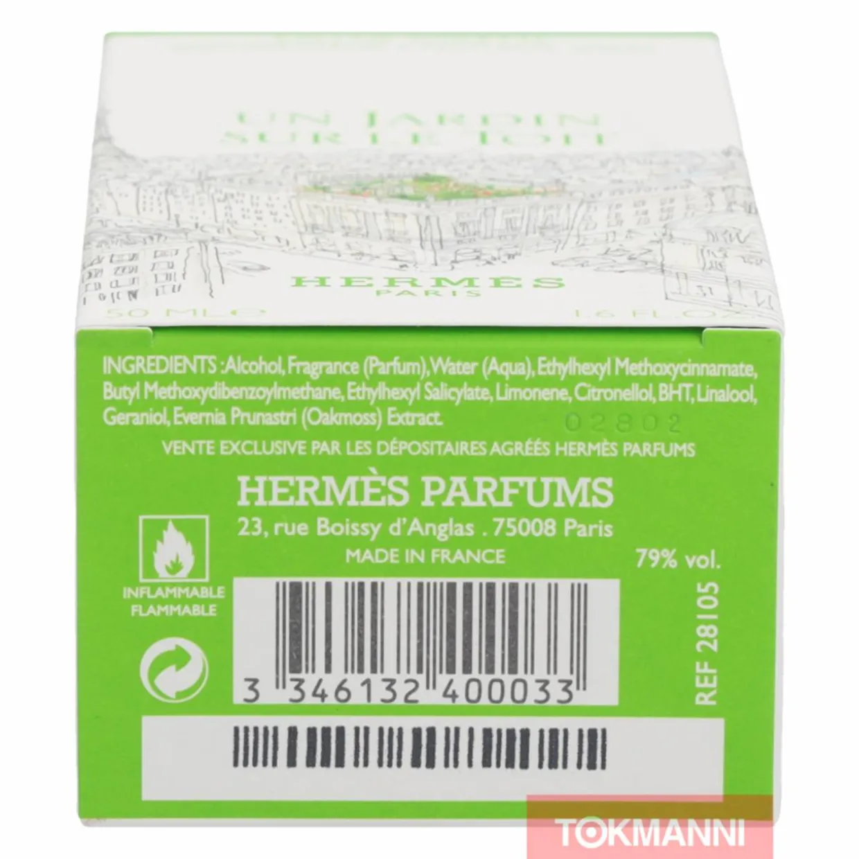 Hermes Un Jardin Sur Le Toit Edt Spray 50ml