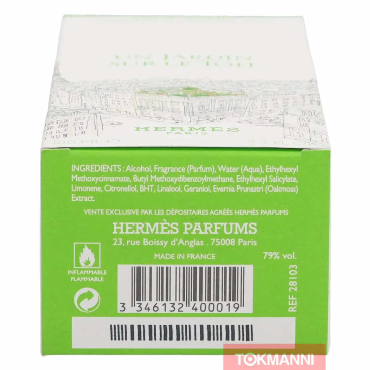 Hermes Un Jardin Sur Le Toit Edt Spray 100ml
