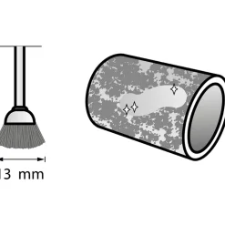Hiiliteräskuppiharja Dremel 442, 2 kpl