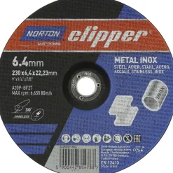 Hiomalaikka Norton Clipper 230x6,4x22,23mm metal-inox