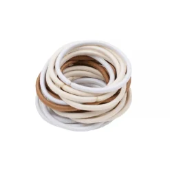 Hiuslenkki Miny 24 kpl valkoinen, beige, ruskea