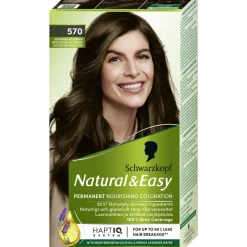 Hiusväri Schwarzkopf Natural & Easy 570 Aito Kastanja Keskiruskea
