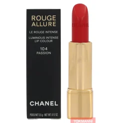 Huulipuna, Chanel 3,5 g Rouge Allure Luminous Intense #104 Passion