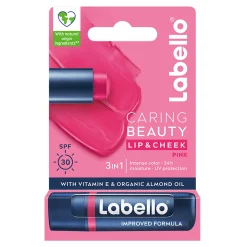Huulivoide Labello Caring Beauty sävyttävä, huulille ja poskille