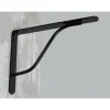 Hyllynkannake Pisla Jasper teräs/musta 240 x 170 x 30