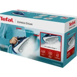 Höyrysilitysrauta Tefal FV2838E0, sininen