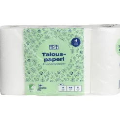 Iisi Talouspaperi 4 rl valkoinen