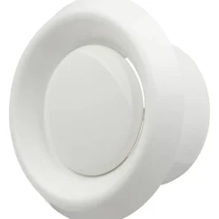Ilmanvaihtoventtiili Europlast VD 100 mm muovi valkoinen