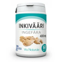 Inkivääri Via Naturale 400 mg 60 kpl